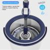JBNCRYGD New Single Bucket Spin Mop - Stainless Steel Plate/Upgraded Hydraulic C-Rod - Home Floor Cleaning Mop and Bucket Set, view 3