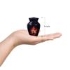 Guitar Urn for Ashes, Memorial Ash Guitar Themed Memorial Urns for Adult, Black Remembrance for Male & Female, 3 Inch view 3
