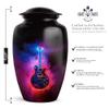 Guitar Urn for Ashes, Decorative Memorial Urns for Adults, Memorial Gift for Men & Women, Black, Combo, (1Pc 10 Inch & 4Pcs 3 Inch) view 2