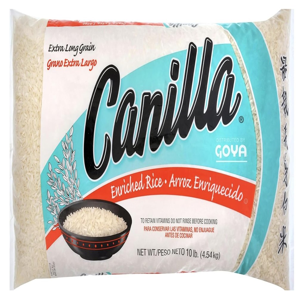 Goya Canilla Extra Long Grain Rice, 10 Pound, 2-Pack