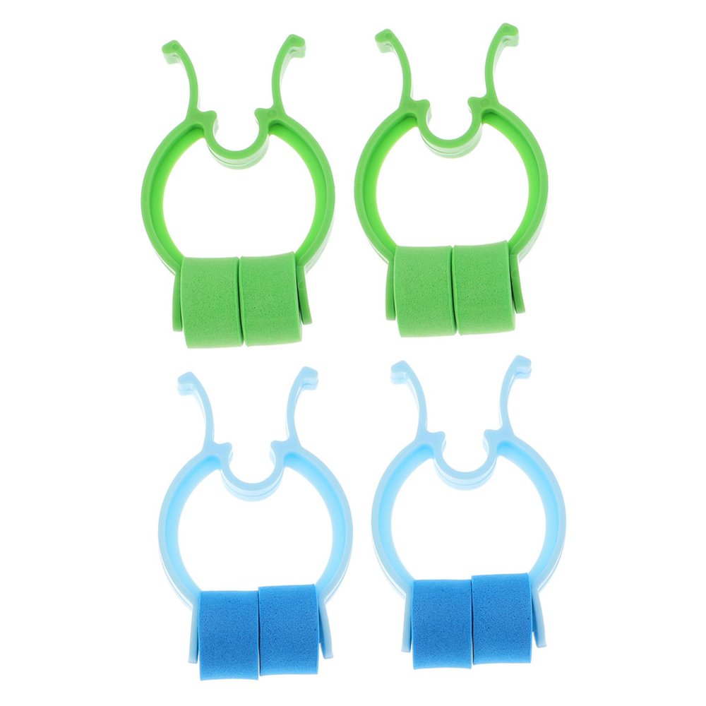 WOONEKY 4pcs Nasal Nose Clips for Breathing Exercise and Nose Shaping