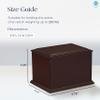 GetUrns Heritage Everlasting Expressions Adult Cremation Urn Memorial Box for Ashes with Custom Printing (Lotus) view 4