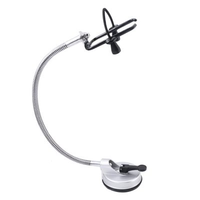 PACKOVE Iron Rubber Hair Dryer Holder Wall-mounted Blowdryer Stand Suction Cup Easy Install