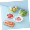SAFIGLE 100pcs Stretchy Bowl Covers for Food Preservation Elastic Food Wraps for Leftovers Kitchen Storage Bags for Dinner Plates and Picnics view 4