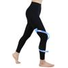 20-30mmHg Medical Compression Pantyhose, Women Compression Stockings & Leggings, Opaque Footless High Waist Opaque Compression Tights for Varicose Veins, Graduated Support Hose for Doctor (M, Black) view 1