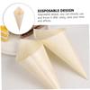 HOLIDYOYO 150pcs Delicate Ice Cream Cones for French Fries Chicken Fingers Onion Rings Compact Food Cones Wooden Dessert Supplies Daily Use Snack Storage Cups view 3