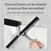 10'' 12'' 14'' INCH Shower Window Squeegee Stainless Steel with Hook Rubber Scrape Glass Door Car Cleaner Bathroom Tool,Silver,255 * 180mm view 4