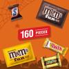 M&M'S, SNICKERS, TWIX & MILKY WAY Halloween Candy, Fun Size and Mini Halloween Chocolate Candy Bulk Variety Pack, 160 Ct Bag view 2
