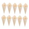 Vaguelly 150pcs Multi-function Dessert Cones Food Cones for Ice Charcuterie and Snacks Material for Parties and Events view 1