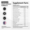 16 in 1 Slippery Elm Bark for Women & Men - Digestive Health & Leaky Gut Wellness Supplement - Probiotic, Psyllium Husk, Cascara, Magnesium & Marshmallow Root Complex - DGL Licorice Extract Capsules view 2