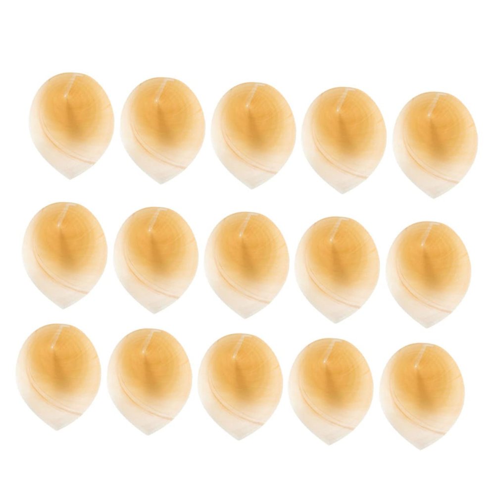 HOODANCOS Wooden Ice Cream Cones Bulk Disposable Charcuterie Cones for Daily Use