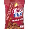 Chex Mix Hot and Spicy Snack Mix, Savory Snack Bag, Family Size, 13.5 oz view 1