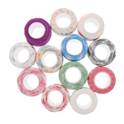 12pcs Self-Adhesive Finger Sports Bandages Elastic Wraps for Comfort Breathable and Flexible for Athletes Convenient and Finger Guards Multi