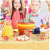 Beatifufu 12pcs Transparent Round Plastic Candy Storage Case Reusable Lollipop Container for Candy Packaging for Parties and Treats view 2
