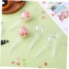 Beatifufu 12pcs Transparent Round Plastic Candy Storage Case Reusable Lollipop Container for Candy Packaging for Parties and Treats view 4