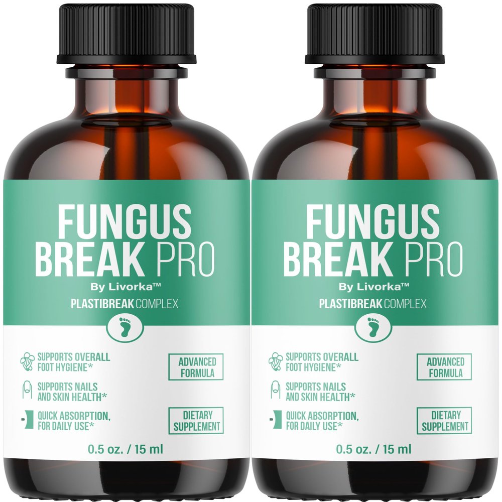 (2 Pack) Fungus Break Pro Drops - Official FungusBreak Pro Advanced Liquid Drop Supplement, All Natural Liquid Premium Support Formula Overall Health & Wellness Drop Supplement, 2 Bottles For 2 Months