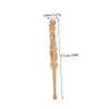 FOYTOKI Earwax Remover Tool Portable Ear Scoop Carved Peach Wood Ear Cleaner for Safe Daily Use for Gentle Cleaning view 2