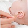 FOYTOKI Earwax Remover Tool Portable Ear Scoop Carved Peach Wood Ear Cleaner for Safe Daily Use for Gentle Cleaning view 3
