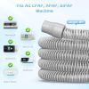 2-pack CPAP Hose, Universal CPAP Tubing - 6 Foot (72") Standard 22mm, Compatible with Most CPAP, BiPAP, and BiLevel Machines, CPAP Supplies, Durable, Flexible, Leakage Free, Gray view 2
