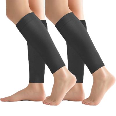 bropite 2 Pairs Calf Compression Sleeves Women&Men 20-30mmHg Medical Shin Splint for Leg Surpport Relief Pain Varicose Veins