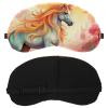 2 Pack Sleep Eye Mask for Women Men, Soft Breathable Eye Cove No Pressure Blackout Night Blindfold for Sleeping Light Blocking with Adjustable Strap, Sky Unicorn view 2