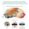 2 Pack Sleep Eye Mask for Women Men, Soft Breathable Eye Cove No Pressure Blackout Night Blindfold for Sleeping Light Blocking with Adjustable Strap, Sky Unicorn view 3