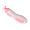 Electric Nail File, 6 in 1 Baby Nail Trimmer Electric Nail Trimmer Kit Baby Nail File Baby Nail Trimmer with 6pcs Sander Heads LED Light for Infants Toddlers Kids (Pink) view 4
