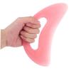 ORFOFE Gua Scraper Handheld Massage Tool Curved Gua Body Plate for Facial Relaxation for Neck Waist Back and Legs view 4