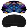 2 Pack Sleep Eye Mask for Women Men, Soft Breathable Eye Cove No Pressure Blackout Night Blindfold for Sleeping Light Blocking with Adjustable Strap, Moth Moon Flowers view 2