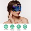 2 Pack Sleep Eye Mask for Women Men, Soft Breathable Eye Cove No Pressure Blackout Night Blindfold for Sleeping Light Blocking with Adjustable Strap, Moth Moon Flowers view 4