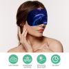 2 Pack Sleep Eye Mask for Women Men, Soft Breathable Eye Cove No Pressure Blackout Night Blindfold for Sleeping Light Blocking with Adjustable Strap, Sky Lotus Dolphin Blue view 4