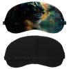 2 Pack Sleep Eye Mask for Women Men, Soft Breathable Eye Cove No Pressure Blackout Night Blindfold for Sleeping Light Blocking with Adjustable Strap, Baby Lion Purple view 2