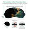 2 Pack Sleep Eye Mask for Women Men, Soft Breathable Eye Cove No Pressure Blackout Night Blindfold for Sleeping Light Blocking with Adjustable Strap, Baby Lion Purple view 3