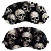 2 Pack Sleep Eye Mask for Women Men, Soft Breathable Eye Cove No Pressure Blackout Night Blindfold for Sleeping Light Blocking with Adjustable Strap, Skull K view 1