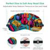 2 Pack Sleep Eye Mask for Women Men, Soft Breathable Eye Cove No Pressure Blackout Night Blindfold for Sleeping Light Blocking with Adjustable Strap, Musical Instruments view 3
