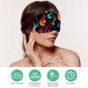 2 Pack Sleep Eye Mask for Women Men, Soft Breathable Eye Cove No Pressure Blackout Night Blindfold for Sleeping Light Blocking with Adjustable Strap, Musical Notes view 4