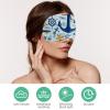2 Pack Sleep Eye Mask for Women Men, Soft Breathable Eye Cove No Pressure Blackout Night Blindfold for Sleeping Light Blocking with Adjustable Strap, Doodle Anchors and Handwheels view 4