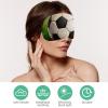2 Pack Sleep Eye Mask for Women Men, Soft Breathable Eye Cove No Pressure Blackout Night Blindfold for Sleeping Light Blocking with Adjustable Strap, Goal Soccer Background view 4