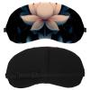 2 Pack Sleep Eye Mask for Women Men, Soft Breathable Eye Cove No Pressure Blackout Night Blindfold for Sleeping Light Blocking with Adjustable Strap, Purple Butterflies Lotus view 2