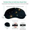 2 Pack Sleep Eye Mask for Women Men, Soft Breathable Eye Cove No Pressure Blackout Night Blindfold for Sleeping Light Blocking with Adjustable Strap, Constellations K view 3
