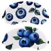 2 Pack Sleep Eye Mask for Women Men, Soft Breathable Eye Cove No Pressure Blackout Night Blindfold for Sleeping Light Blocking with Adjustable Strap, Fresh Blueberry Leaves view 1