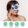 2 Pack Sleep Eye Mask for Women Men, Soft Breathable Eye Cove No Pressure Blackout Night Blindfold for Sleeping Light Blocking with Adjustable Strap, Fresh Blueberry Leaves view 4