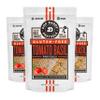Pop Daddy Gluten Free Pretzels, Healthy Gourmet Flavored Pretzels, 7.5oz Individual Bags, 3 Pack, Tomato Basil view 1