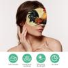 2 Pack Sleep Eye Mask for Women Men, Soft Breathable Eye Cove No Pressure Blackout Night Blindfold for Sleeping Light Blocking with Adjustable Strap, Rooster Flowers view 4