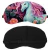2 Pack Sleep Eye Mask for Women Men, Soft Breathable Eye Cove No Pressure Blackout Night Blindfold for Sleeping Light Blocking with Adjustable Strap, Jungle Unicorn view 2