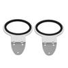 Didiseaon 2pcs Hair Dryer Holder Stand Wall Mount for Bathroom Stainless Steel Space Saving Hair Dryer Wall Mount Bracket view 1