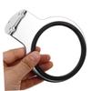 Didiseaon 2pcs Hair Dryer Holder Stand Wall Mount for Bathroom Stainless Steel Space Saving Hair Dryer Wall Mount Bracket view 4