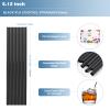 [100 Pcs] Black Biodegradable Cocktail Short Straws - 5.12 Inch Disposable Compostable PLA Plant Based Drinking Straws for Whiskey Bar Club Cocktail Cold Drinks view 2