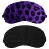 2 Pack Sleep Eye Mask for Women Men, Soft Breathable Eye Cove No Pressure Blackout Night Blindfold for Sleeping Light Blocking with Adjustable Strap, Colorful Ink Leopard Print view 2