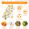 EcoHMVerve Organic Beeswax Wraps - Reusable Food Wrap for Sandwiches, Bread & Cheese | Bee Wrap with multifunctional brush, 3 Sizes Plastic-Free (Multipack) view 4